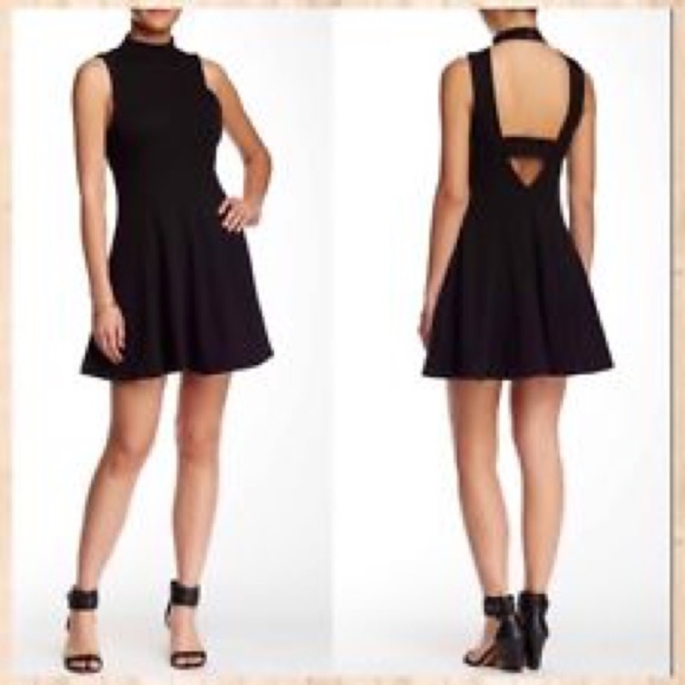Free people black mini dress